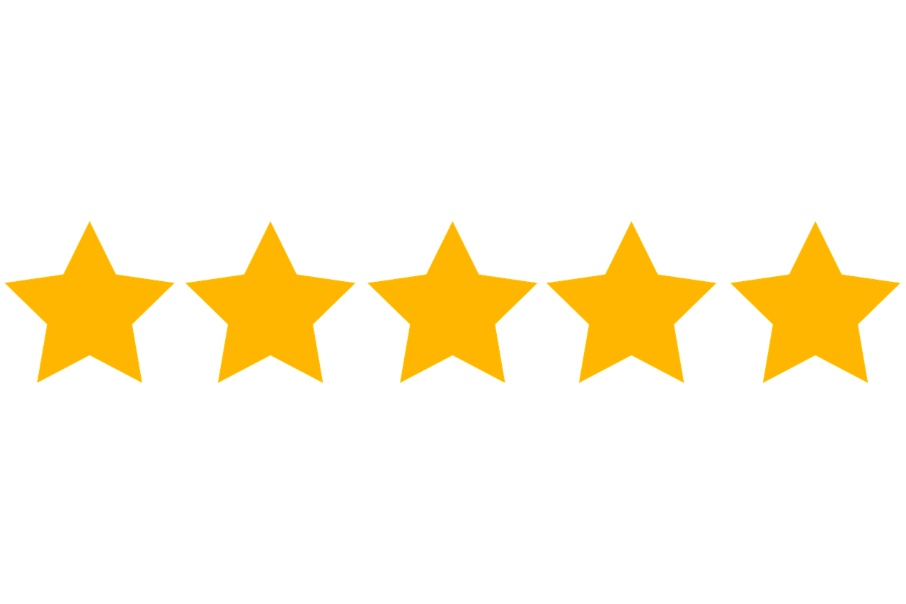 Five Stars / Bild von Kiều Trường auf Pixabay.